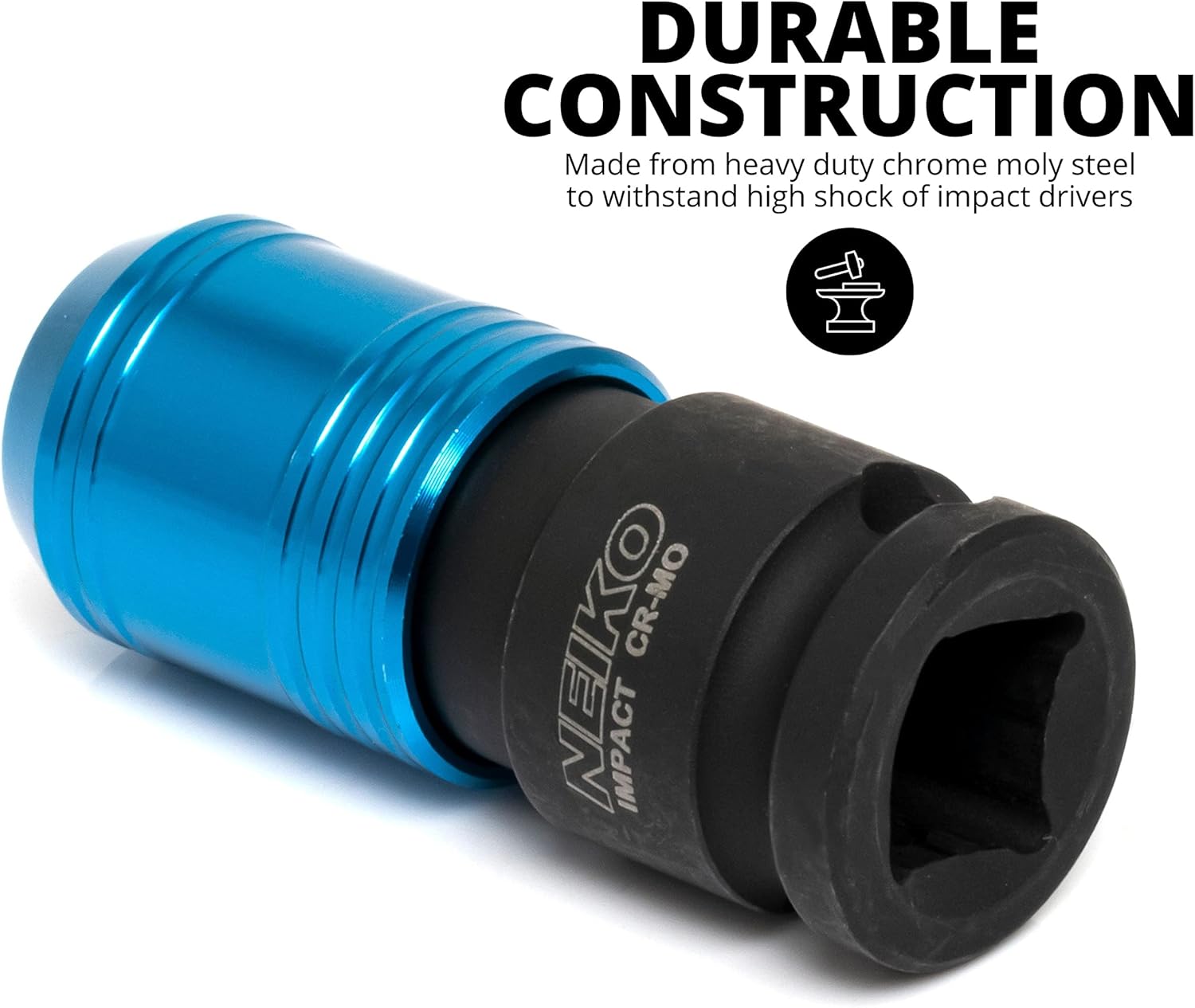 Impact Wrench Adapter – 3/8” Drive to 1/4” Hex, Quick Release