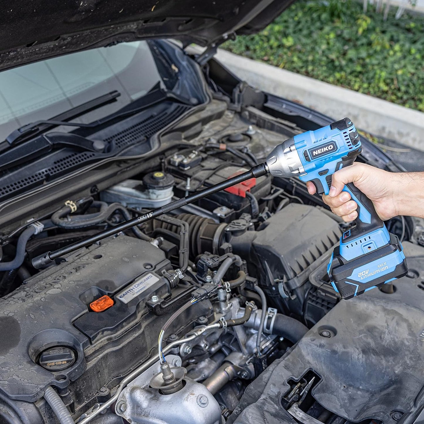 3/8” Drive Impact Extension & Adapter Set – 5”, 10” & 15” (6-Piece)