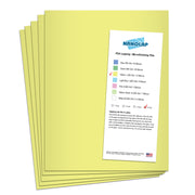 NANOLAP PSA Lapping Film 12 Micron (1,200 Grit) Adhesive Polishing Paper (5-Piece)