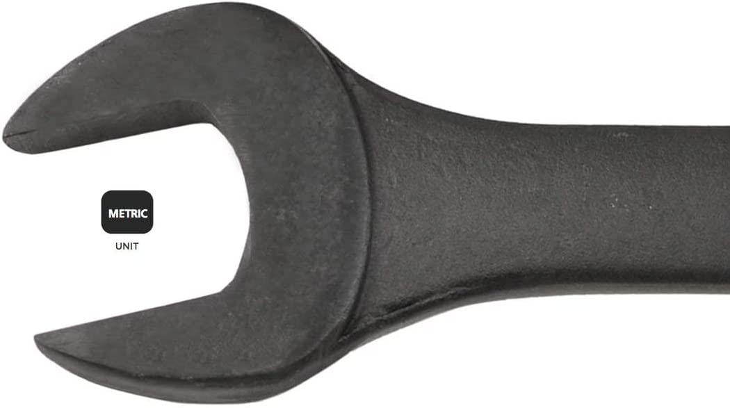 Jumbo Metric Combination Wrench Set — 6–32 mm, Raised Panel, Carbon Steel (16-Piece)