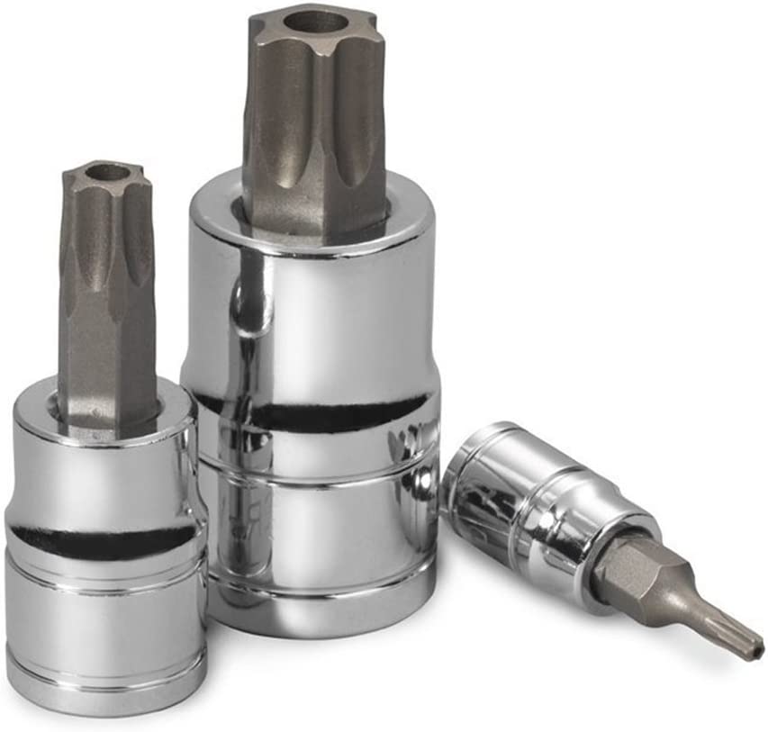 NEIKO 10073A Tamper Proof Torx Bit Socket Set |13-Piece | S2 Steel Bits & Cr-V Steel Sockets | TT8 – TT60