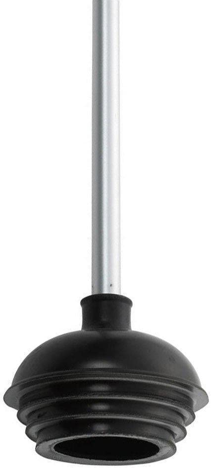 Toilet Plungers, Dual Pack, Patented All-Angle Design, Heavy Duty, Aluminum Handle