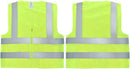 NEIKO 53962A High Visibility Safety Vest with 2 Pockets, ANSI / ISEA Standard | Color Neon Yellow | Size L