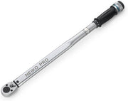 1/2" Drive Adjustable Click Torque Wrench — 50–250 Ft-Lb, ±4% Accuracy, 25"