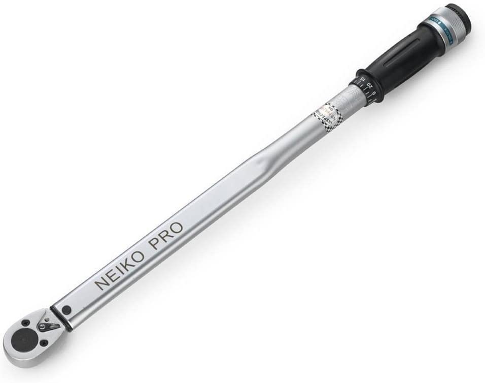 PRO 03709B 1/2"-Drive Torque Wrench, 25" Adjustable Click Torque Wrench