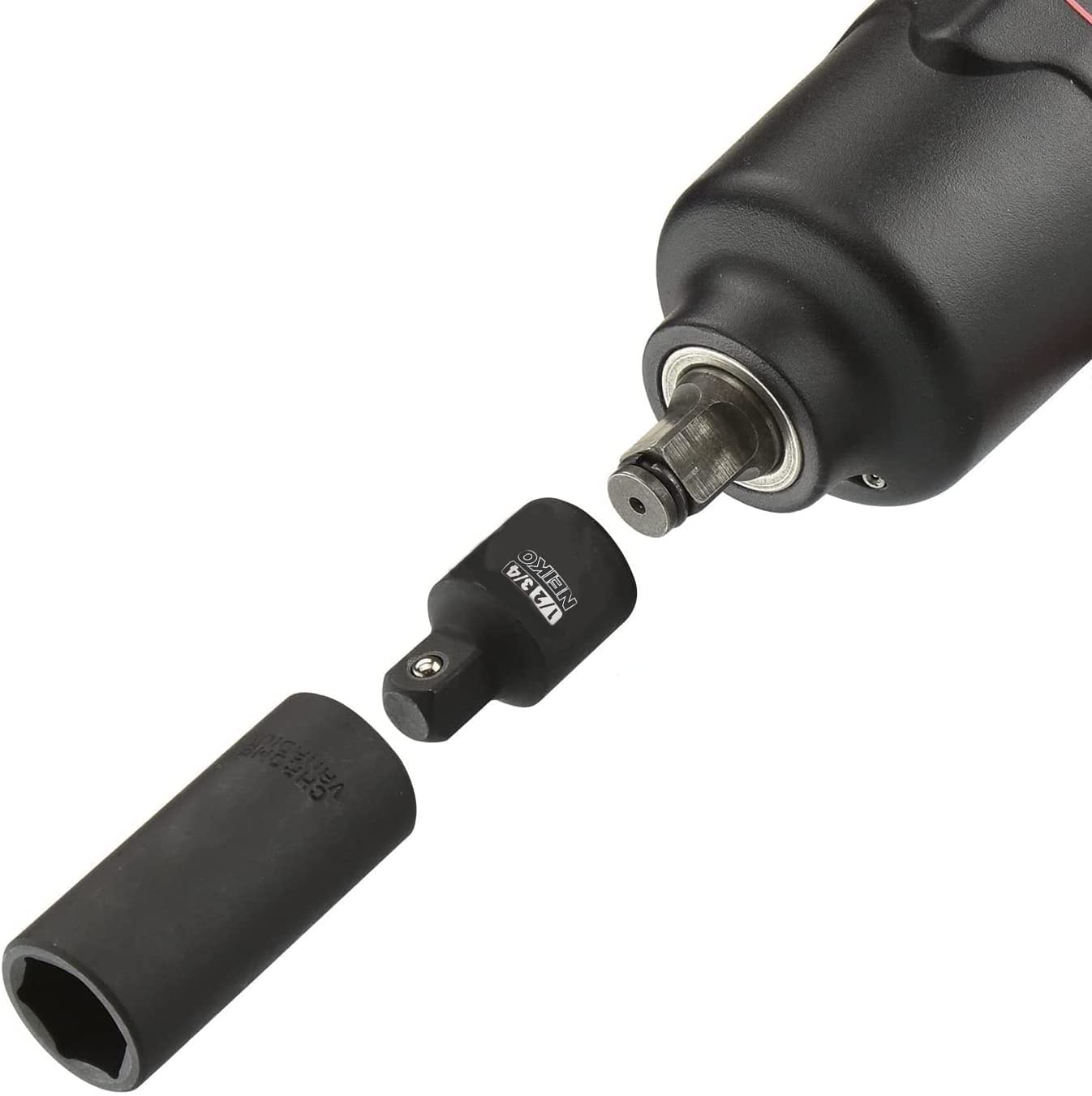 3/4"(F) to 1/2"(M) Impact Socket Adapter Reducer — CrV Steel