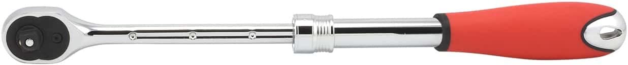 3/8"-Drive Extendable Ratchet Handle, 72-Tooth Reversible Ratcheting Feature