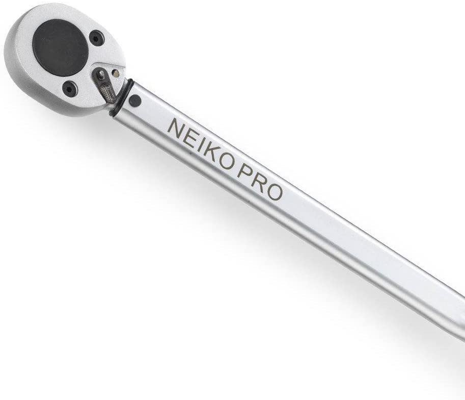 3/4” Torque Wrench, 3/4” Drive SAE, 50-300 Ft-Lb, 34” Length, Adjustable Click Torque Wrench