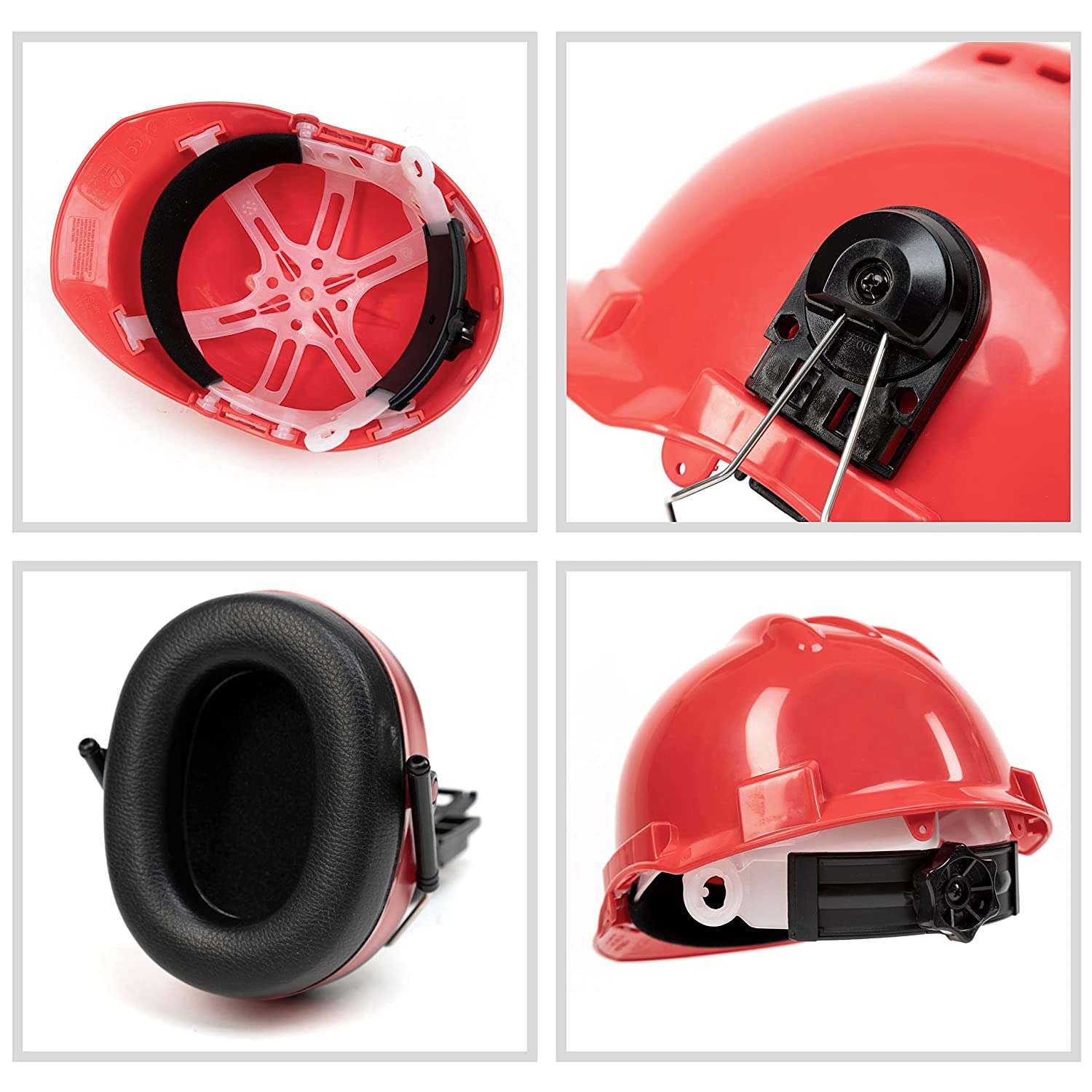 bike helmet with visor and earmuffs NEIKO Safety Face Shields, Forestry Helmet with Shield & ... – NEIKO®