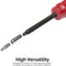 NEIKO 10573B 1/4” Torque Screwdriver Set, 20 Hex Bits, 10 to 50 In-Lbs, Long Shank Screwdriver Torque Wrench, Adjustable Inch-Pound Torque Screwdriver for HVAC and Gunsmiths