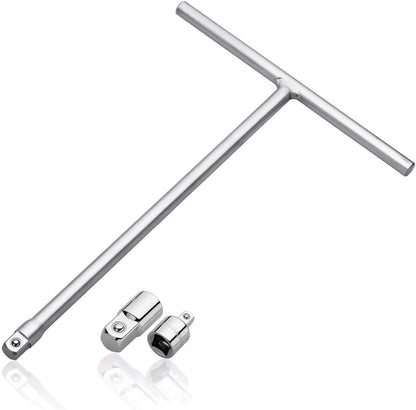 Neiko 01135A 3/8-inch Drive T-Handle Wrench with Long Reach | Chromium Vanadium Steel