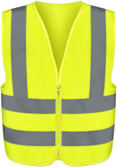 NEIKO 53949A High Visibility Safety Vest with Reflective Strips | Size XXX-Large | Neon Yellow Color | Zipper Front | For Emergency, Construction and Safety Use