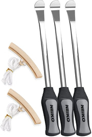 Tire Spoon Levers, Repair Tool Kit, 11 1/2" Hardened Steel Irons (5-Piece)