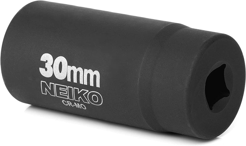 NEIKO 02522A 30mm Socket | 1/2” Drive Deep Impact Socket | Spindle