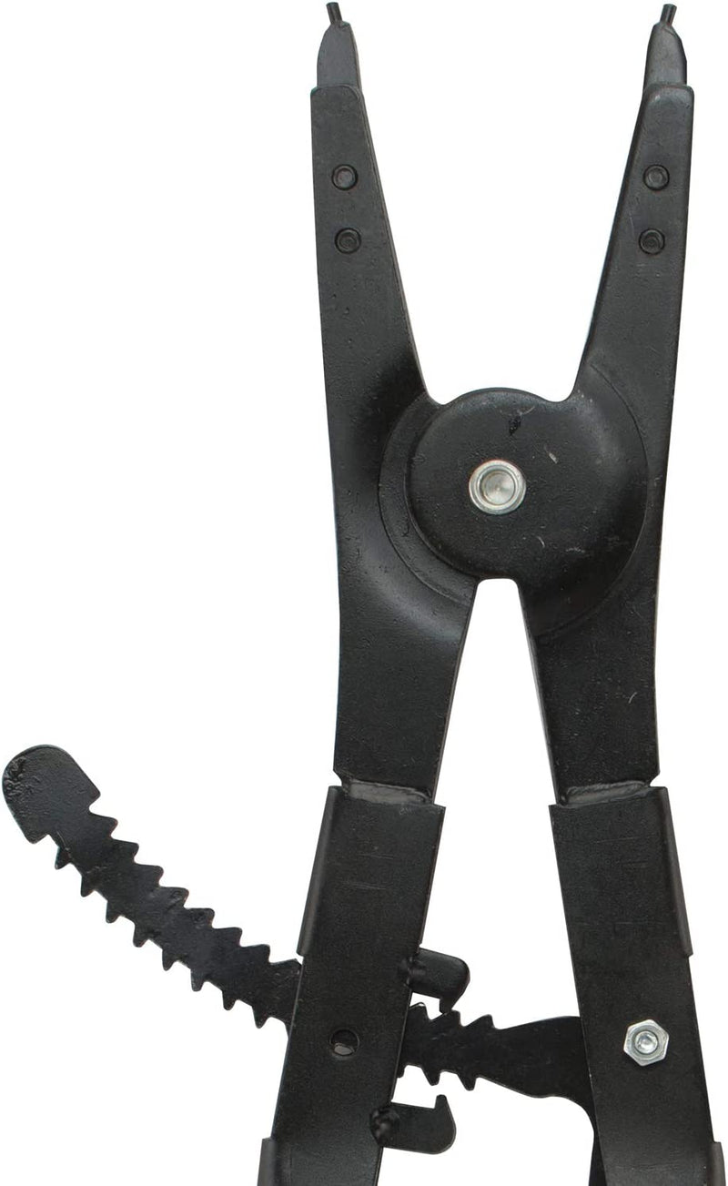 Hiltex 02016 16" Snap Ring Plier Set, 2 Piece | External and Internal Pliers | Straight, 45°, 90° Tips