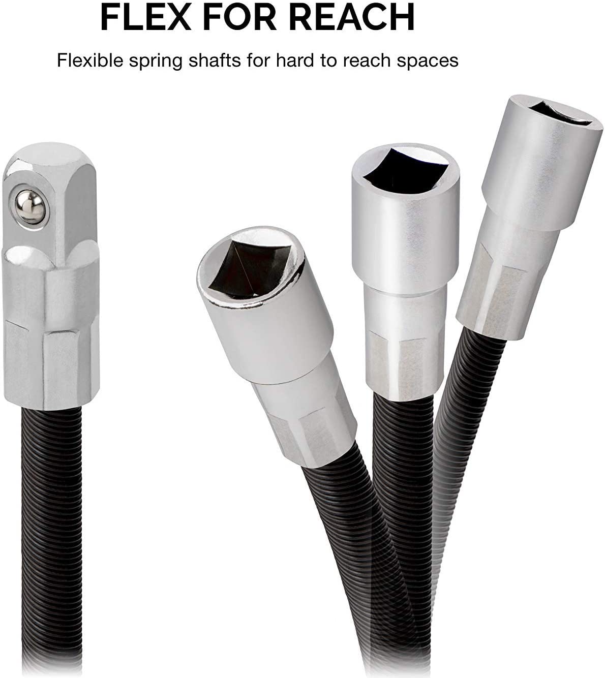 NEIKO Flexible Extension-Bar Set, 1/4