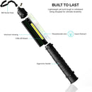 NEIKO 40339A Cordless COB LED Work Light with Rechargeable 4,400-mAh Li-ion Battery, Up to 11.5 Hours of Run Time, and Max Brightness of 700 Lumens