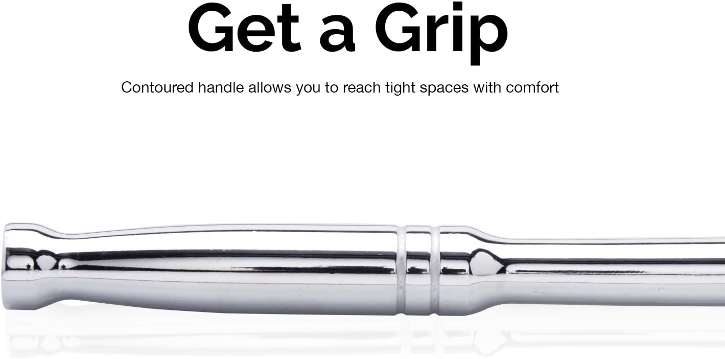 1/4"-Drive Ratchet Wrench, 5 1/2" Cr-V Steel Body, 72-Tooth Ratcheting Mechanism