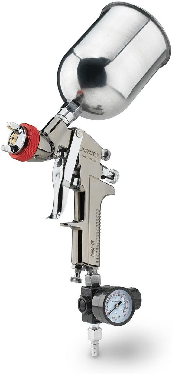 atti☆125 NEIKO 31216A Air Spray Paint Gun, HVLP with Gravity Feed