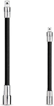Flexible Extension Bar Set — 1/4" & 3/8" Drives, Chrome Vanadium (2-Piece)