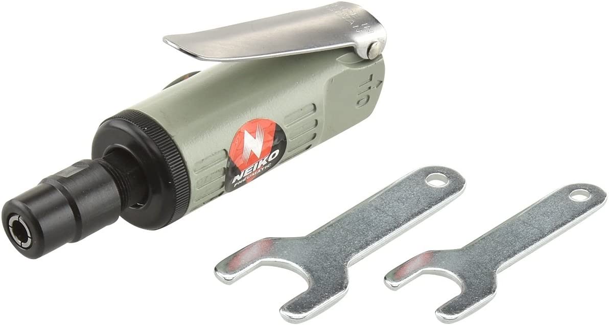 1/4" Mini Die Grinder, Air Straight Grinder 24,000 RPM Free Speed, Mini & Compact Size