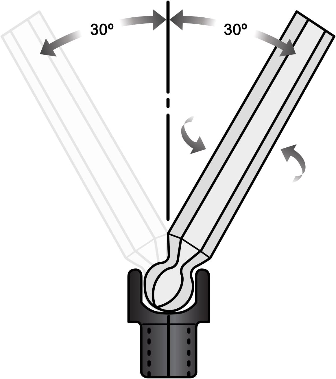 3/8"-Drive Extra-Long Ball-End Hex-Bit Socket Set, Metric Sockets 3/8" or 3 to 10 mm (7-Piece)