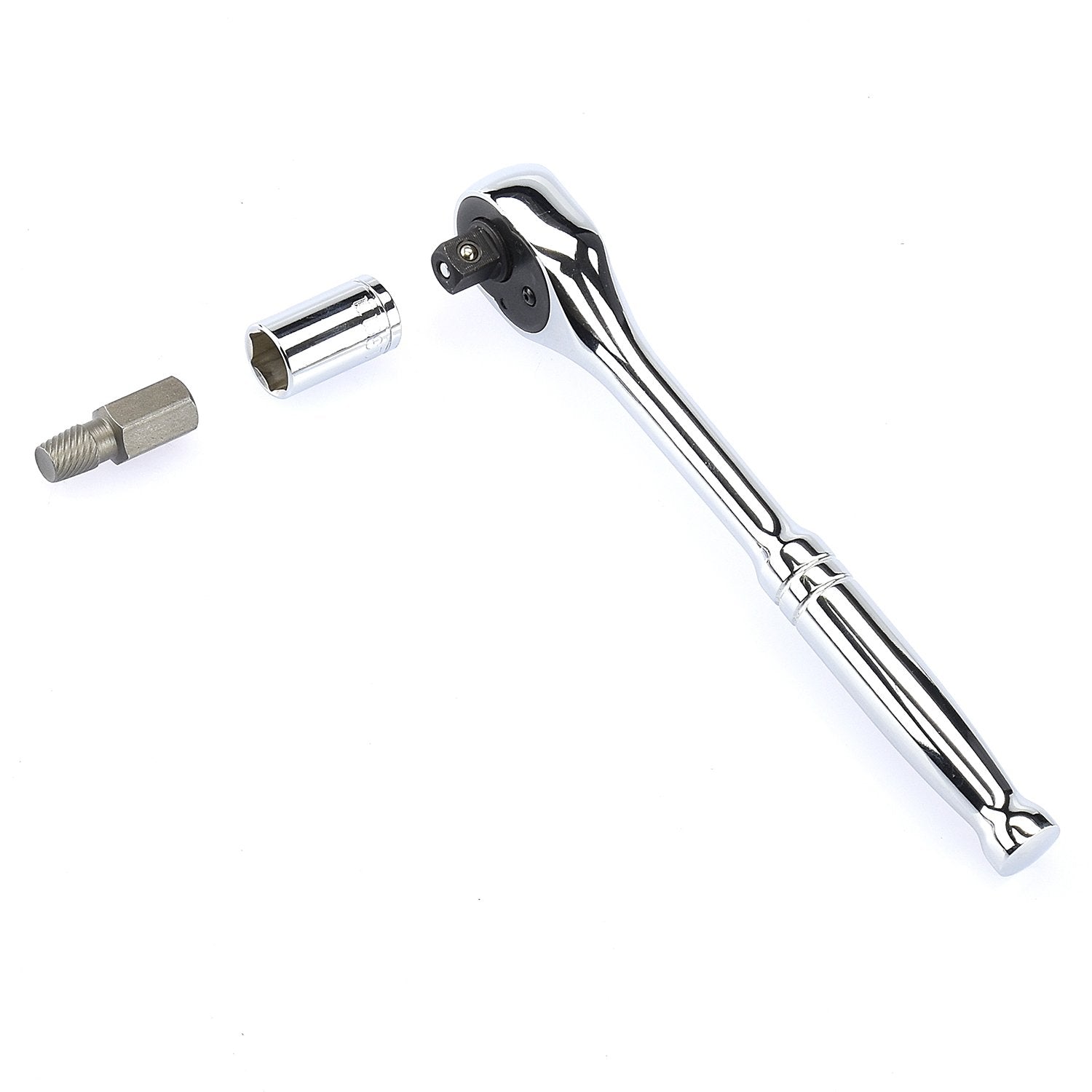 Hex-Head Multispline Screw & Bolt Extractor Set — Cr-Mo Steel, 1/8"–7/8" (25-Piece)