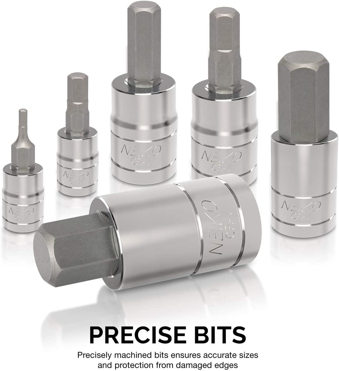 SAE Hex Bit Socket Set S2 Steel (13-Piece)