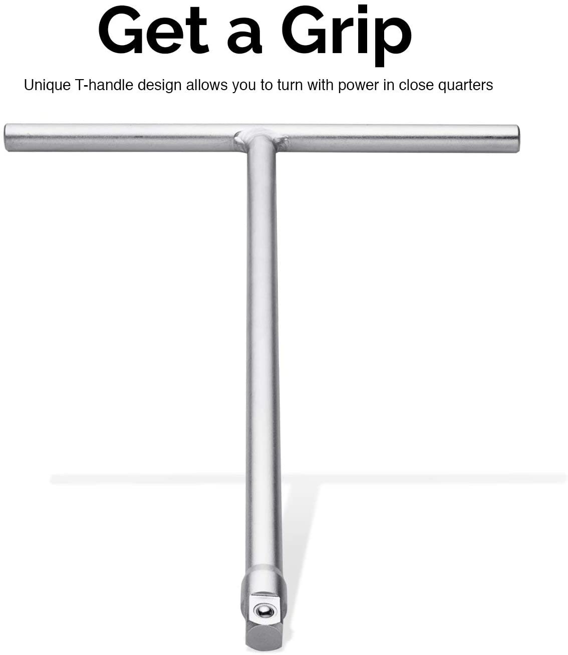 Neiko 01135A 3/8-inch Drive T-Handle Wrench with Long Reach | Chromium Vanadium Steel