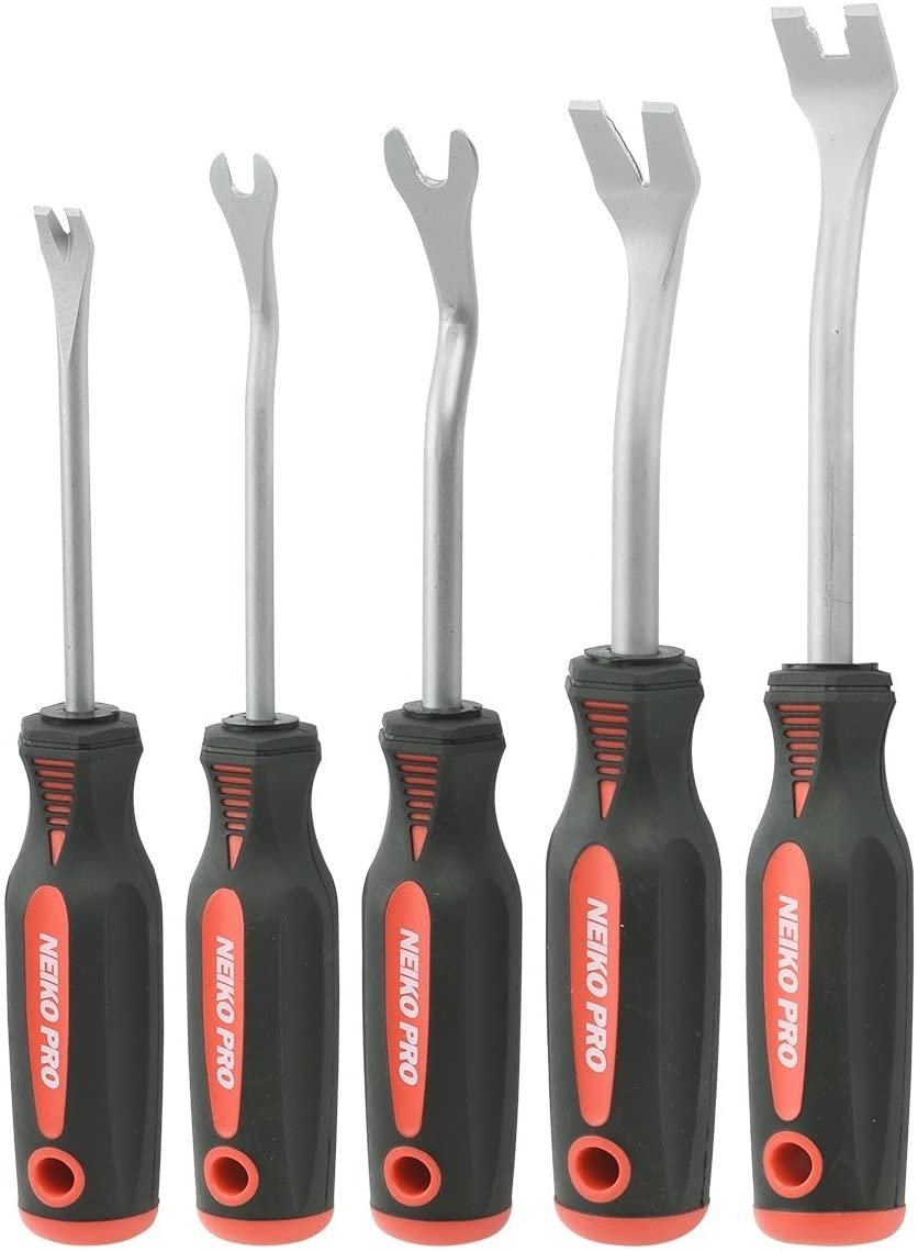 Neiko 20596B Auto Trim Panel Removal Tool Set with Soft Grip (5 Piece)