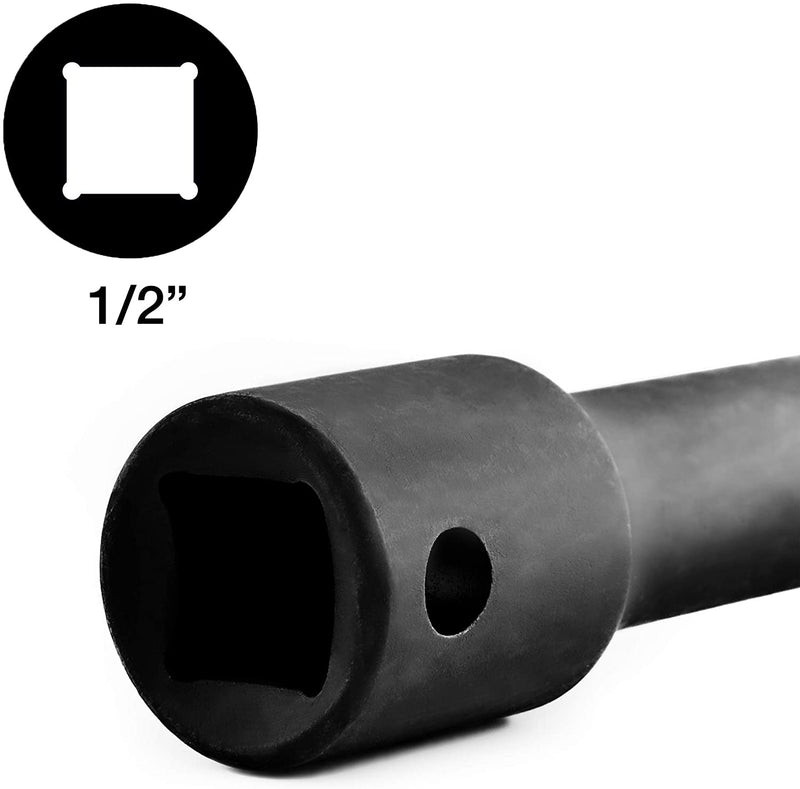 NEIKO 00235A 1/2” Drive Impact Extension Bar | 3 Piece | 3”, 5”, 10” | Cr-V Steel