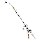High-Flow Extensible Air Blow Gun — 17"–26", 360° Swivel Hook