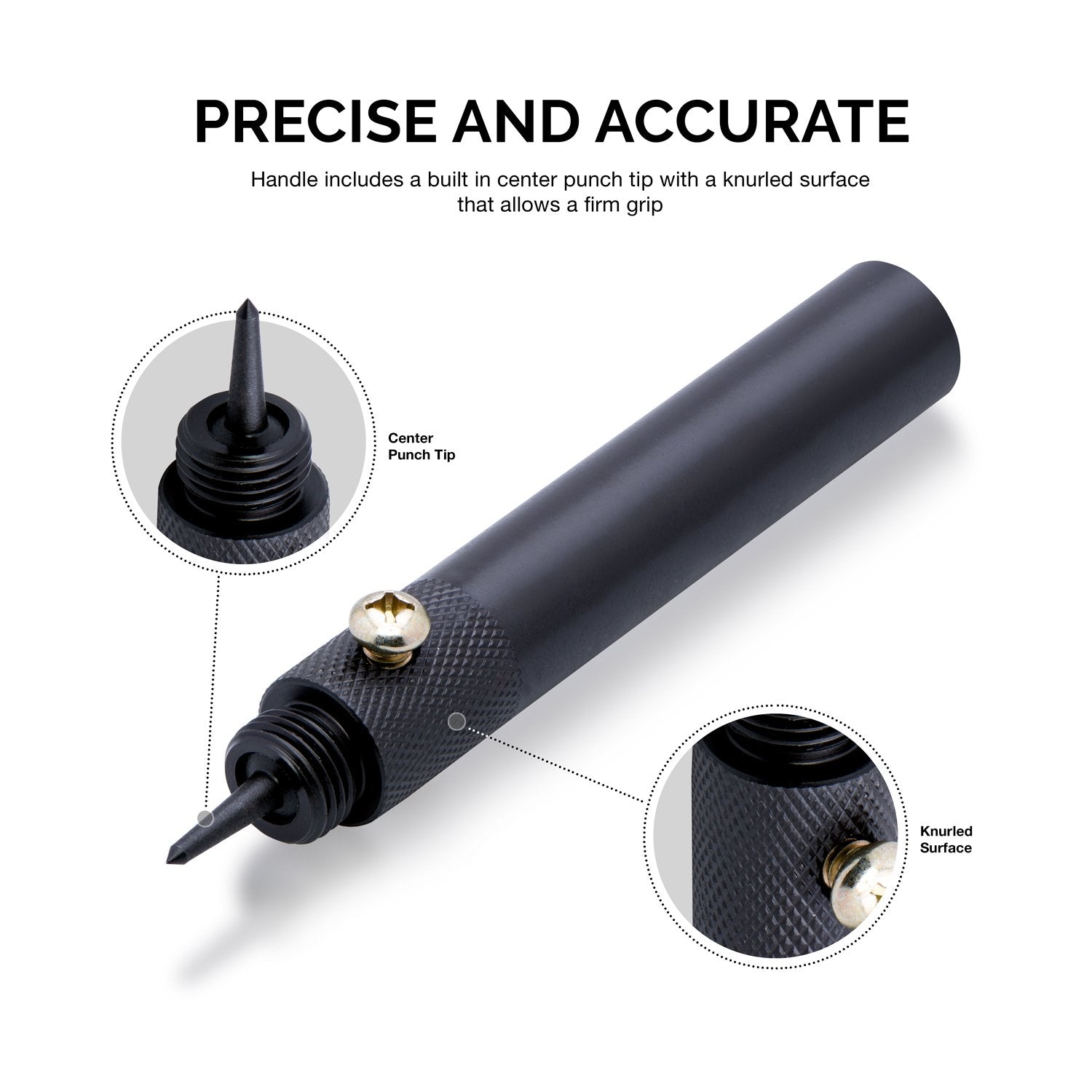 Interchangeable Hollow Hole Punch Set — Alloy Steel, 3/16"–1-1/4" (10-Piece)