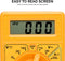 HILTEX 40508 Digital Multimeter Diode & Transistor Tester AC DC Volt Test Voltmeter, Automotive Multimeter Meter Tester, Measure Voltage Test, Car Battery Tester, Analog Multimeter Kit, Volt Meter