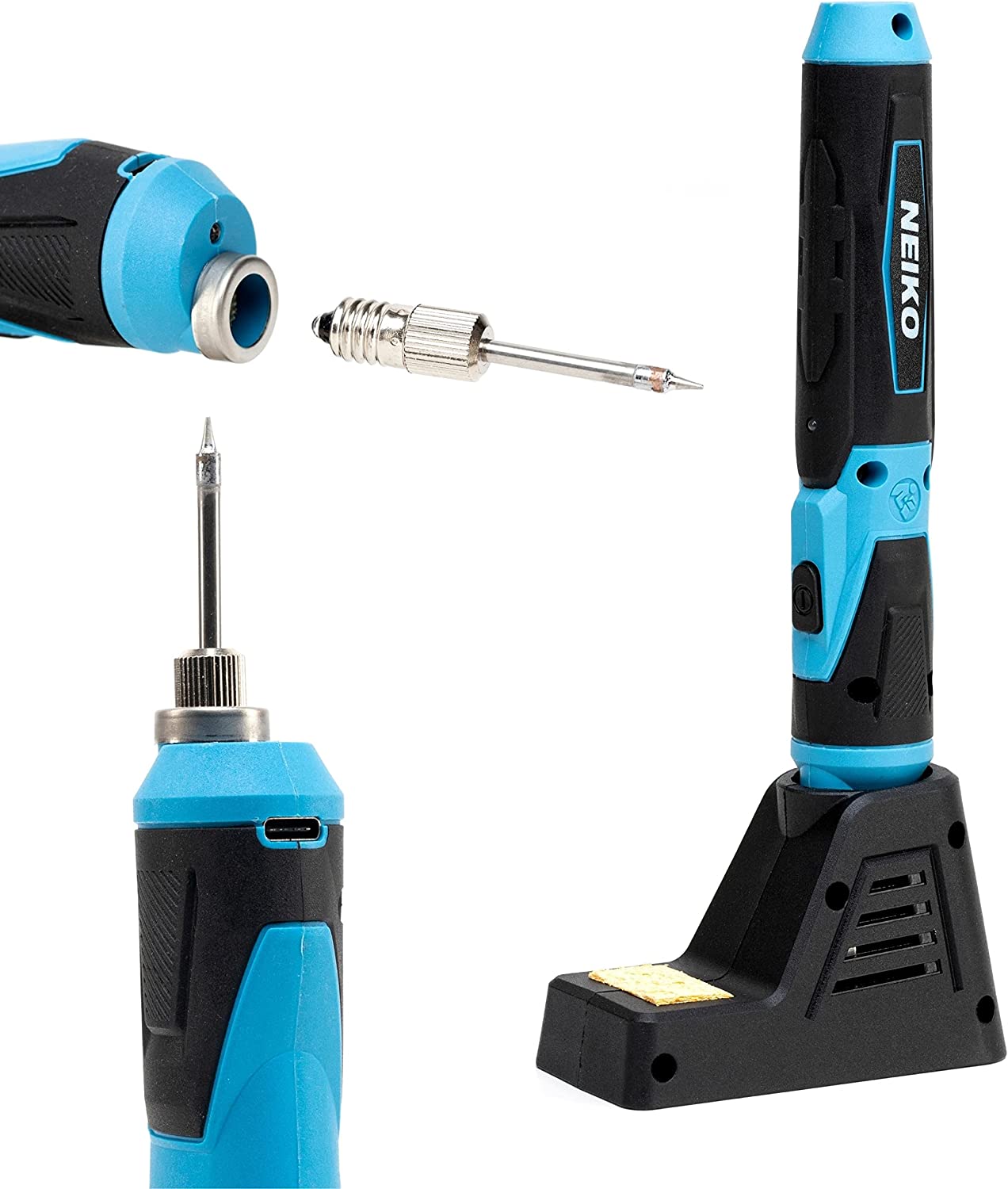 Wireless Soldering Kit, Mini USB Rechargeable Solder Iron Pen, Rapid Heat 356-750°F