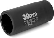 30 mm Deep Impact Socket — 1/2" Drive, 12-Point, Cr-Mo Steel