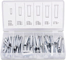 NEIKO 50414A Clevis Pin Assortment Kit Steel Construction 3/32”,1/8”, and 5/32” Hole Sizes 60 Piece