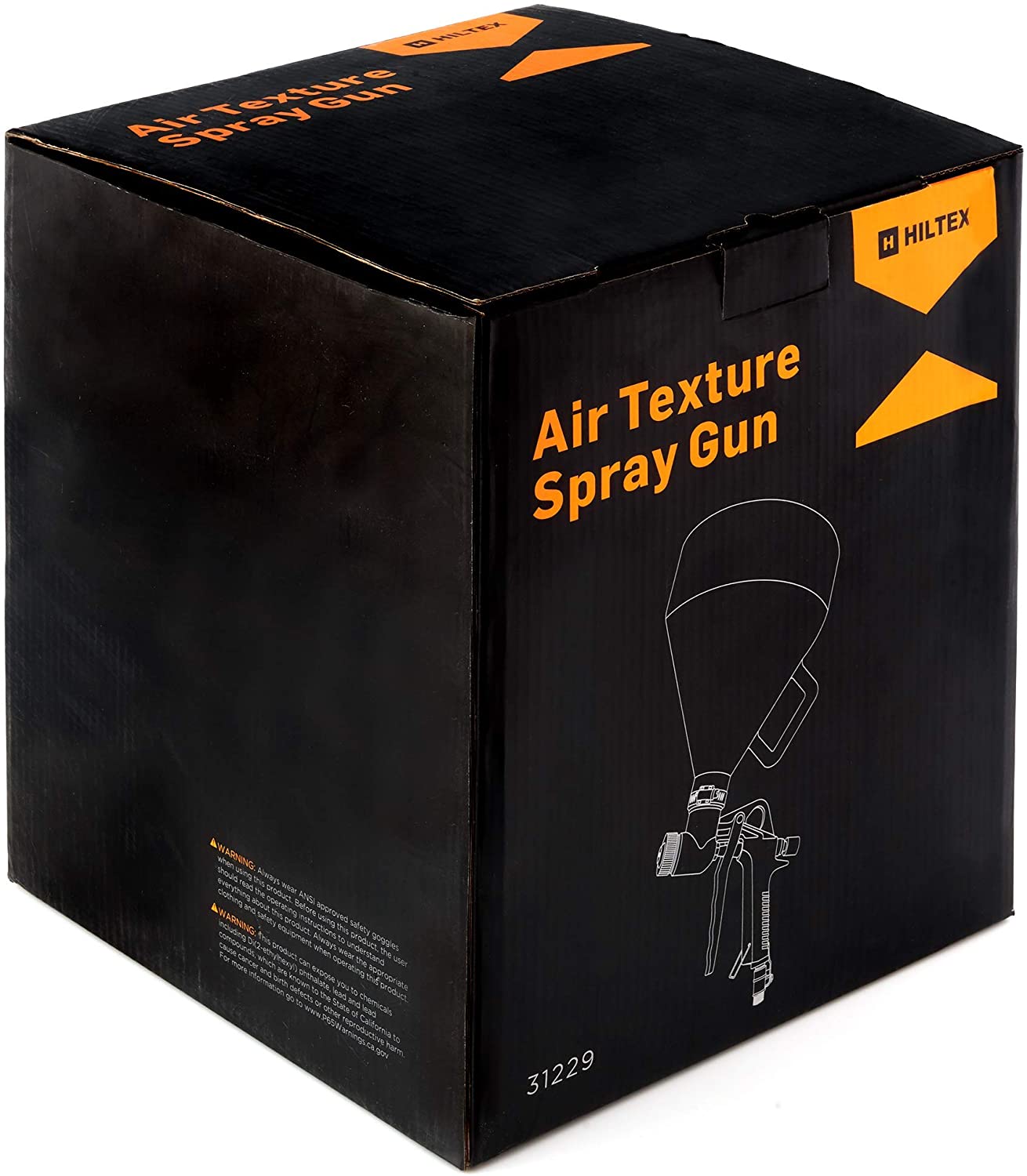 Air Texture Gun — 1.32-Gallon Hopper, 3 Nozzles (4.0, 6.0, 8.0 mm)