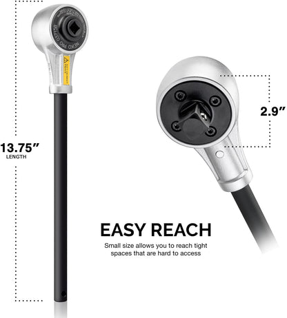 NEIKO PRO 03715B 1/2" Drive Torque Wrench, 1100 Foot-Pound Heavy Duty Torque Multiplier Wrench, Cr-Mo and Chrome-Vanadium