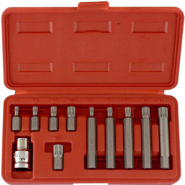 NEIKO 10078A XZN Triple Square Spline Bit Socket Set | 11 NEIKO 10078A XZN Triple Square Spline Bit Socket Set | 11