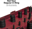 NEIKO 50443A 407-Piece Rubber O-Ring Assortment Kit - 32 SAE Sizes