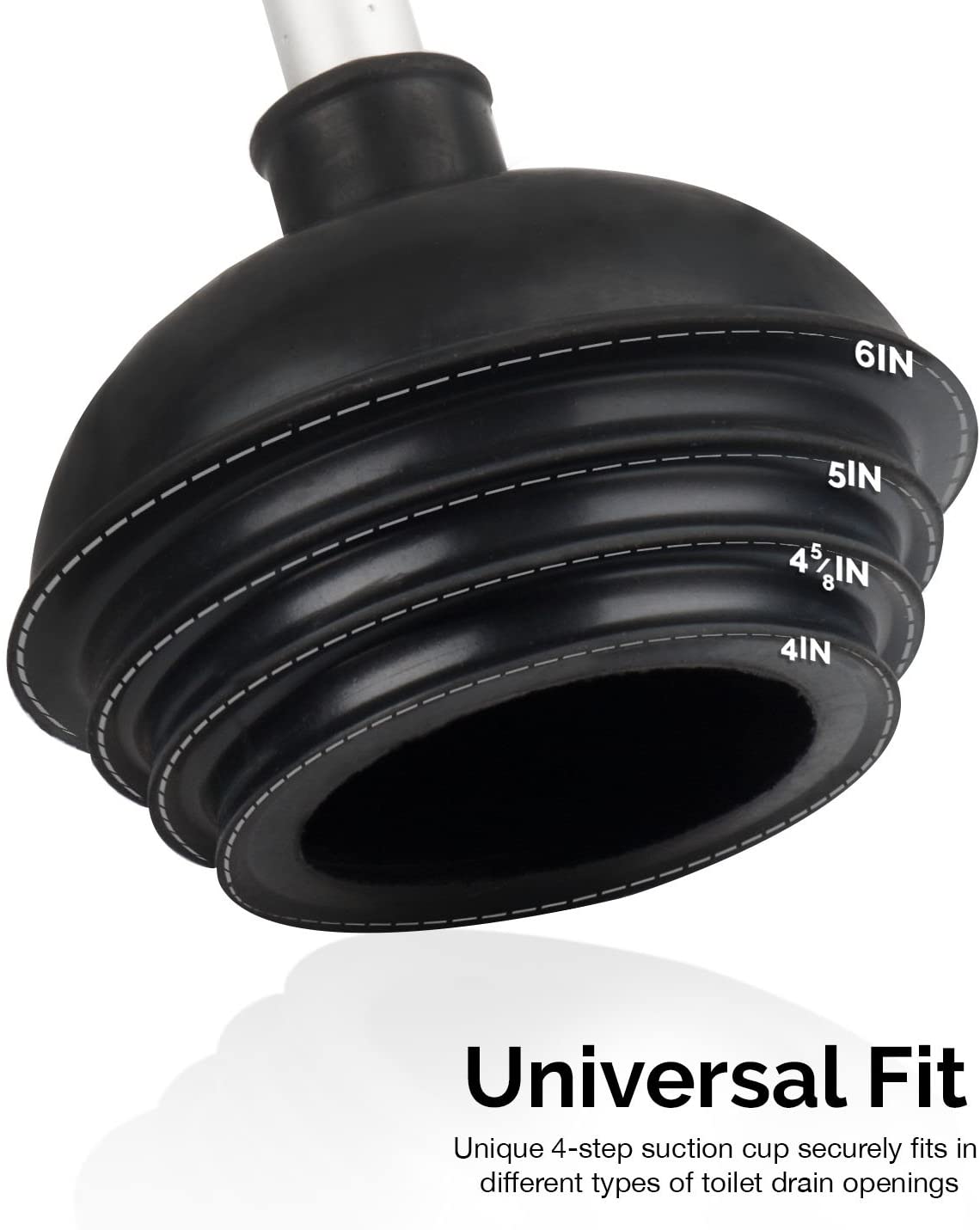 Toilet Plunger with Patented All-Angle Design