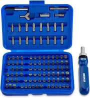 Security Bit Set & Ratcheting Screwdriver — CrV Steel, 15+ Bit Types (101-Piece)