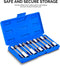 NEIKO 10054A XZN Triple Square Spline Bit Socket Set | Extra Long 4” | 4mm to 18mm | 10-Piece Set | S2 and Cr-V Steel