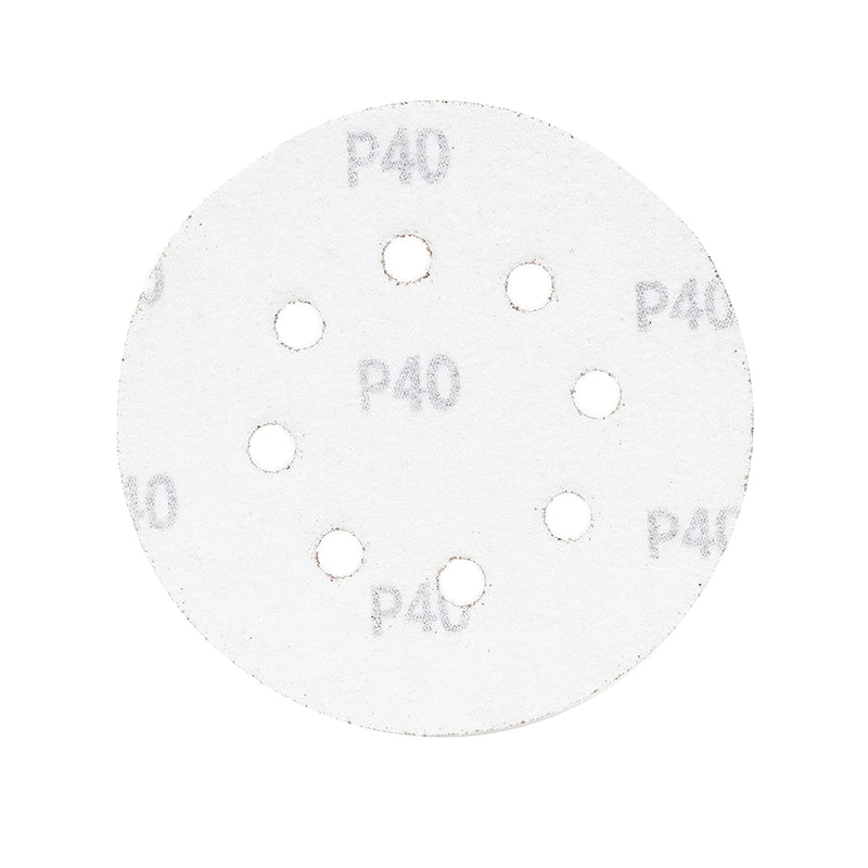 NEIKO 11270A 72 Piece Sanding Discs for 5” Orbital Sander, Hook and Loop, Sandpaper Assortment with 40, 60, 80, 120, 180, 240, 320 Grit, Premium Aluminum Oxide Grain, Solid Surface Sanding Pads