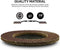 NEIKO 11108A Flap Disc | 80 Grit Aluminum Oxide Abrasive Wheel | 4.5" x 7/8-Inch | Flat Type