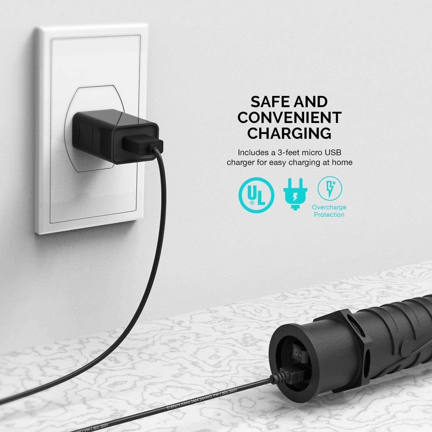 Cordless LED Work Light — 350 Lumens, USB Rechargeable, Magnetic Base (4,000 mAh)