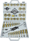 NEIKO 00916A Pro-Grade Large-Diameter Titanium SAE Tap and Die Set, High-Quality Thread-Repair Kit, 45-Piece Set