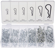 Cotter Pin Assortment Kit Zinc Plated Steel Clips (150-Piece)