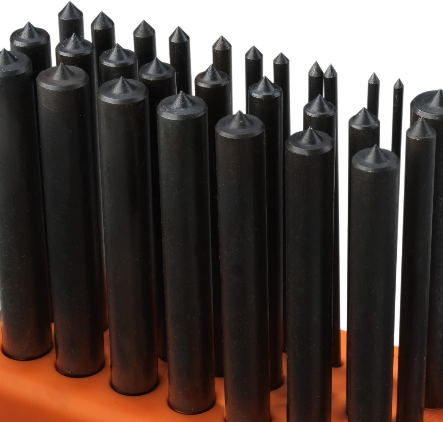 NEIKO 02621A Transfer Punch Set with Premium Heat-Treated Alloy Steel Punches, Hole-Punch Set, Punch Sizes 3/32" to 1/2", 28-Piece Kit